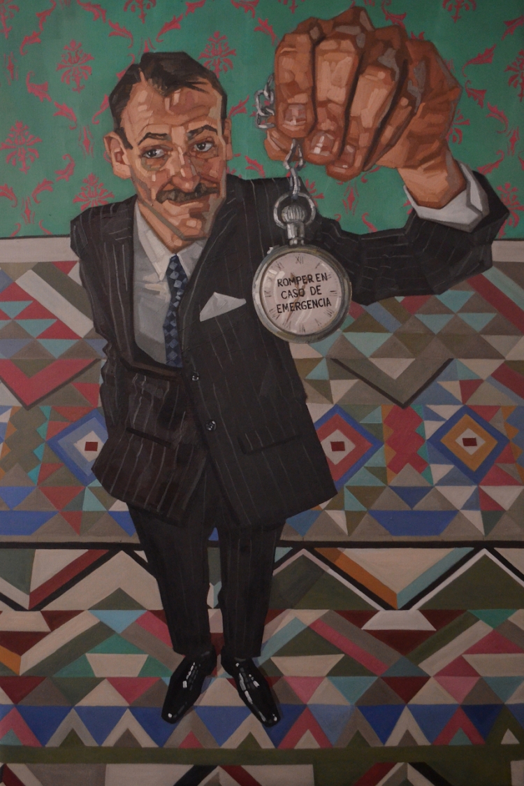 Figura con reloj de bolsillo: Diego Cerero Molina