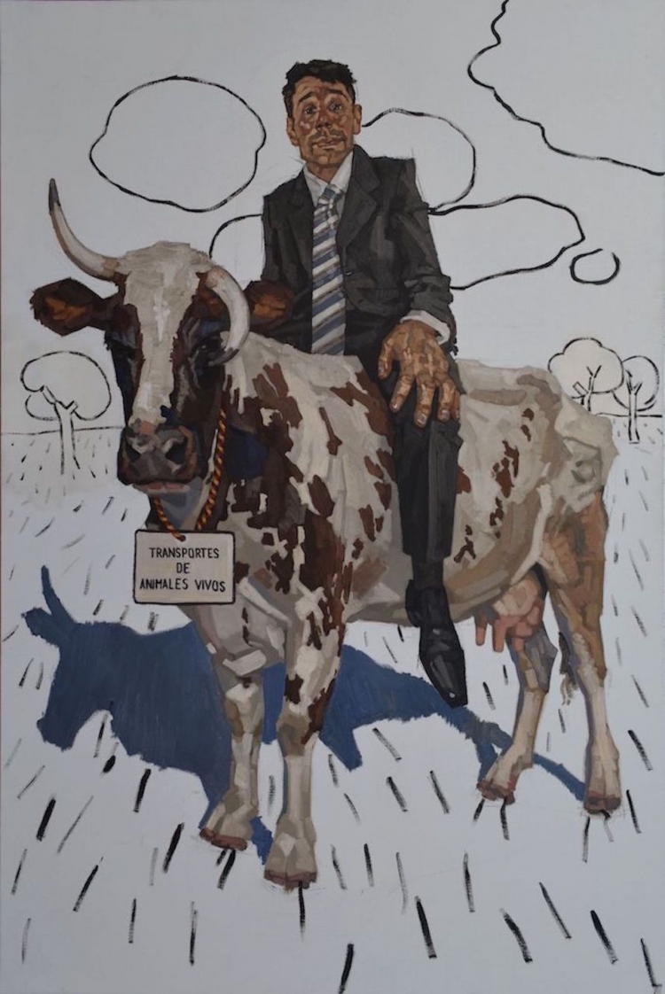 Figura con vaca: Diego Cerero Molina